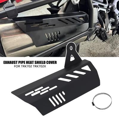 2024 Motorcycle Exhaust Pipe Heat Shield Cover Muffler Protection Guard Fit For Benelli TRK702 TRK702X TRK 702 X 702X 2022 2023