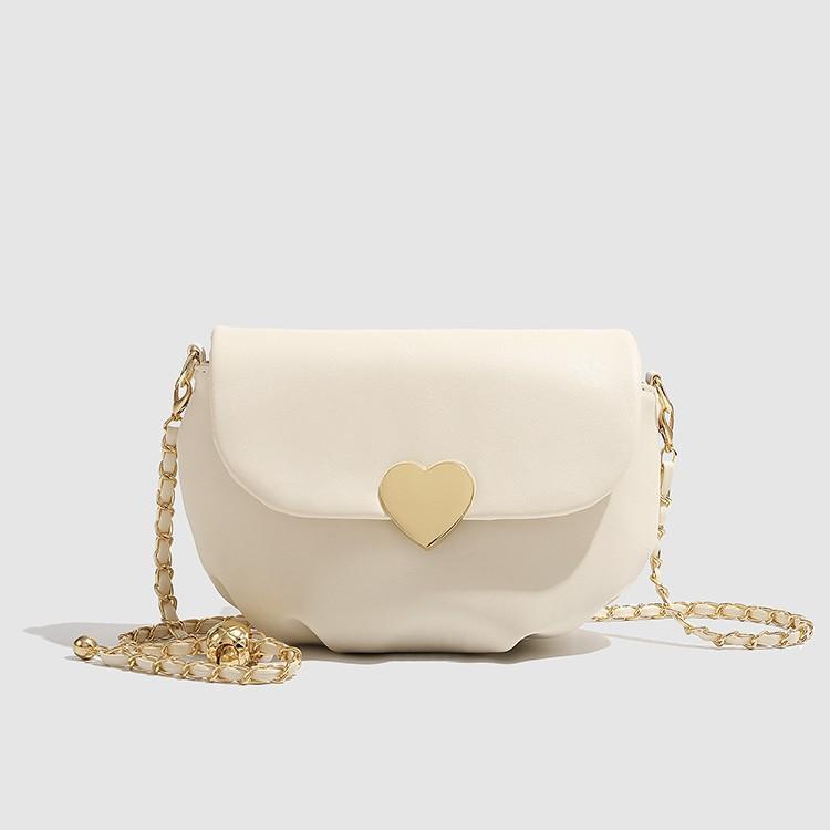 Women's Bag 2025 New Special-Interest Design Women's White Cloud Bag All-Match Shoulder Crossbody Bag Women's Chain