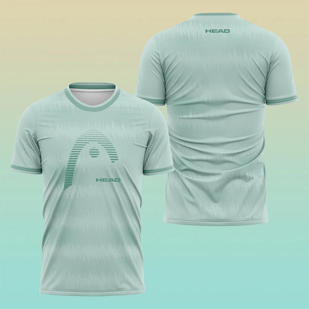 

Summer 3D Printing Men s Clothing High Quality Breathable Sports T-shirt Outdoor Tennis Badminton Training Short Sleeves Casual Comfortable Top Tee 6XL