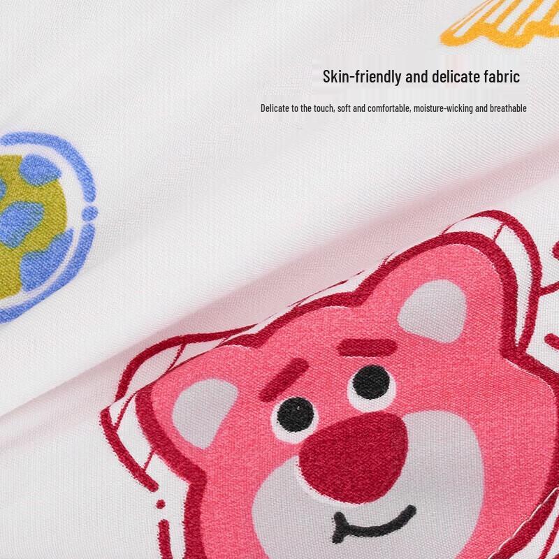 Yalu Strawberry Bear Class A Summer Quilt, 100x150cm