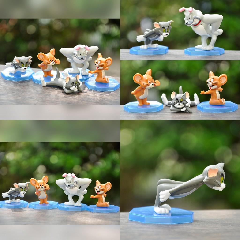 Cartoon Tom And Jerry Pvc Collectible Figures For Kids And Adults With Interactive Play