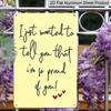 2D Flat 8×12 Inch "I'm So Proud of You" Inspirational Yellow Note Metal Sign - Encouragement Quote Wall Decor, Aluminum Hanging for Home, Office