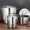 Commercial Stainless Steel Soup Pot with Lid