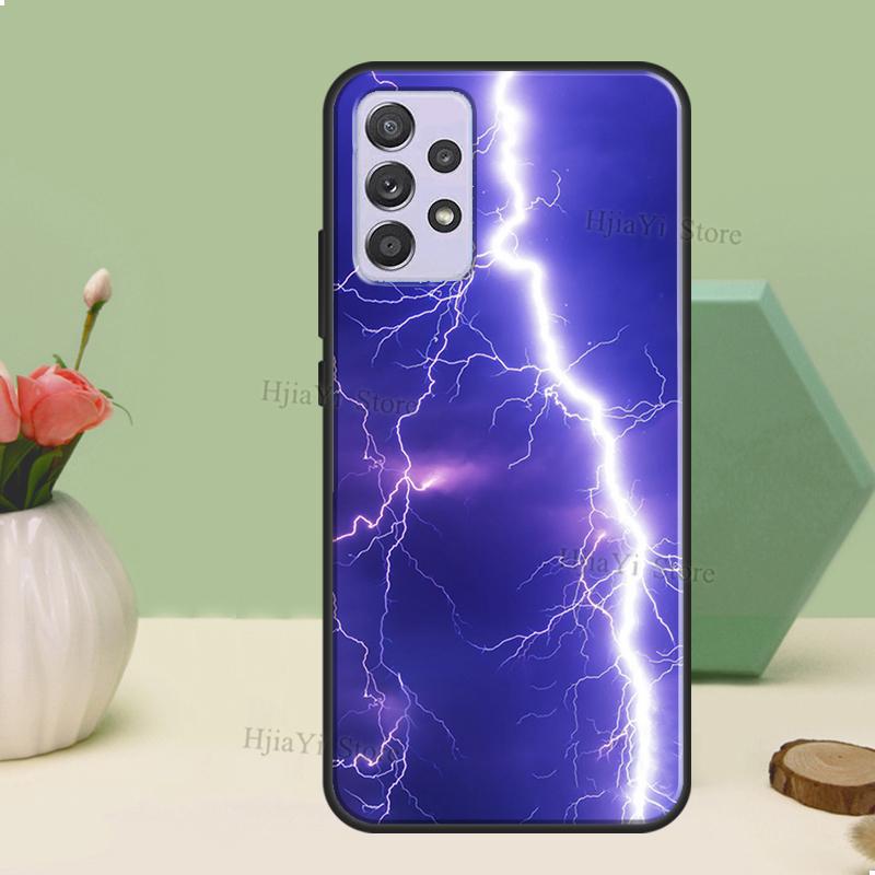 Sky Lightning Style Case For Samsung A54 A34 A24 A14 A51 A71 A12 A22 A32 A52 A72 A73 A33 A53 A13 Back Cover