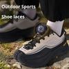 New Automatic Shoelaces Without Ties Easy Installation Swivel Buckle Laces Thick Rope Outdoor Sneakers Shoelace Shoe Accessories