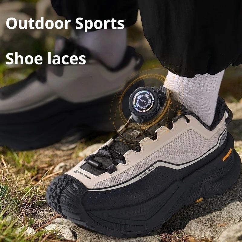 New Automatic Shoelaces Without Ties Easy Installation Swivel Buckle Laces Thick Rope Outdoor Sneakers Shoelace Shoe Accessories