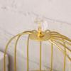 Wrought Iron Bird Cage Rack Gold Skin Care Products Finishing Rack Cosmetics Storage Rack  Bathroom