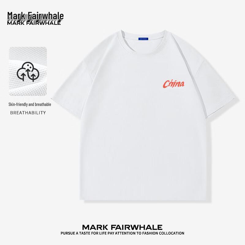 Mark Fairwhale Men s Graphic Print Loose Fit T-Shirt 2XL