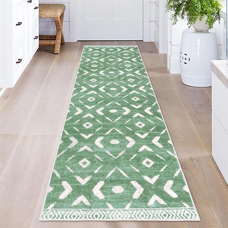 

Килимова доріжка для коридору Килим Нековзні килимки для підлоги М які Килими, що перуться в машині Геометричні Богемні Килими для коридору Домашній декор 50x180cm