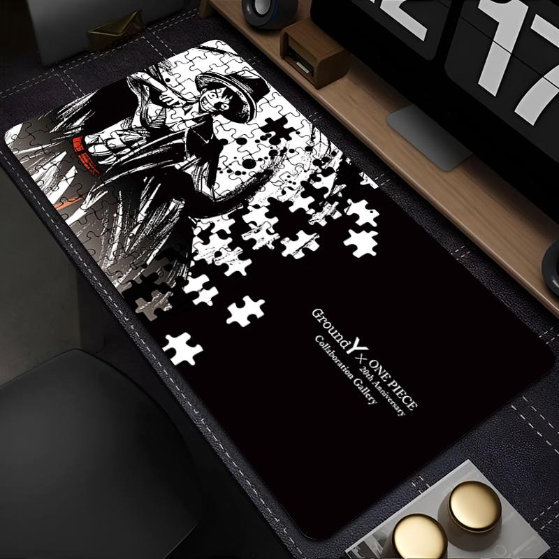 Gaming Mouse Pad 90x40cm one piece luffy Large Computer Mousepad Desk Mat XXL Anime Carpet Keyboard Gamer Accessories Table Pad