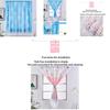 Elegant Velcro Curtain Window Self Adhesive Blackout Drapes For Cozy Bedrooms And Stylish Girls Decor
