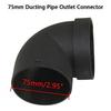 75mm Diesel Air Heater Pipe Connector L Shape for Air Parking Caravan Heaters