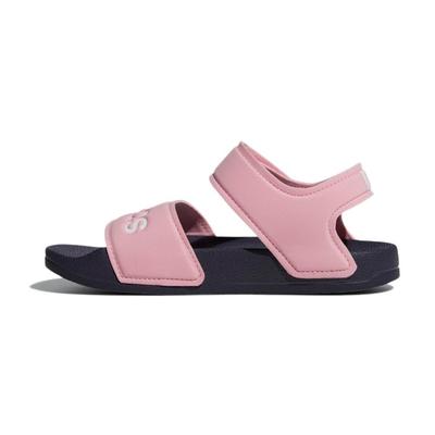 Adilette Sandal K True Pink Kids Sandals Footwear-White Trace-Blue G26876