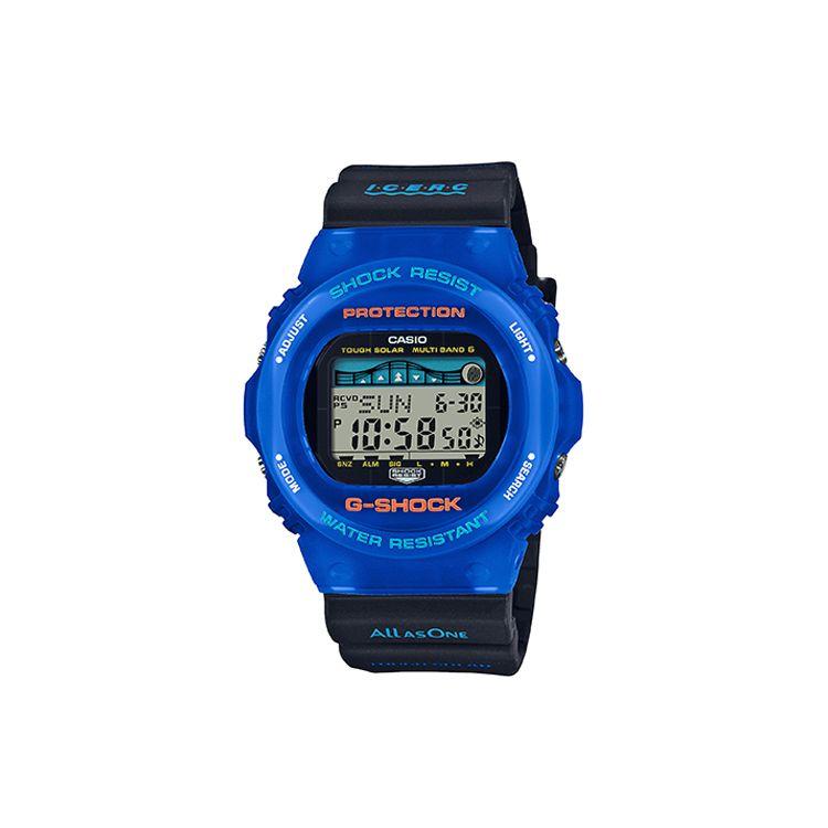 Casio G-Shock Ocean Care Theme Limited Edition Tidal Moon Phase Function Solar Quartz Movement Resin Strap Men watches Blue GWX-5700K-2JR Blue Watch Case