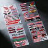 ARA1 For HONDA Reflective Motorcycle Stickers, 3M Safety Warning At Night In the Dark Scooter Helmets