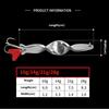 Fishing Lure Spinner Trolling Spinning Spirals Long Cast Spoons Screw Rotation Jigbait Saltwater Trebles Hook Lures
