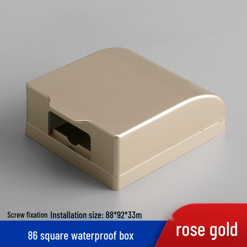 Outdoor Recessed Weatherproof Socket Cover with Screw Installation