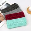 Womens Thermal Ribbed Thick Fleece Lined Winter Headband Wrap Ear Warmer