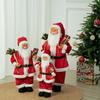 Height Customizable Christmas Santa Figure Cloth Plastic Home Office Decoration B03E