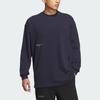Adidas Letter Print Casual Crew Neck Long Sleeve T-Shirt Men Tops Legendary-Ink-Blue IZ1593