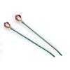 Yousheng Sakura Straw Spoon, 304 Stainless Steel Straw for Coffee Stirring, Reusable Drinking Straw for Juice Milk Tea
