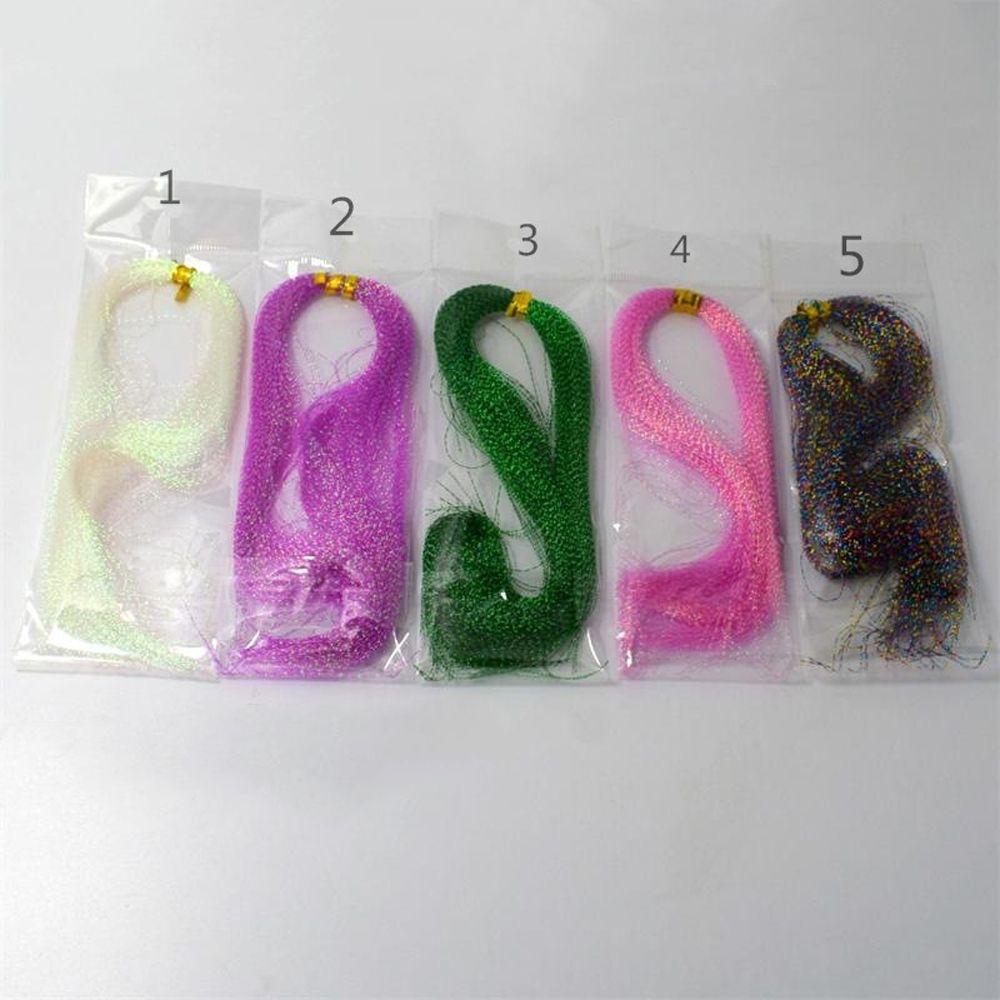 Hook Decorating Lure Decoration Line Assist Hook Tying Silk Twisted Strand Crystal Shining String