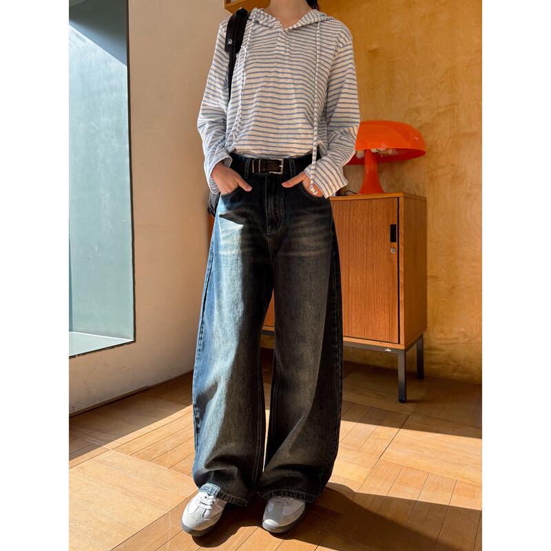 ICH MODE Denim Artist Korean Style Loose Fit Jeans L