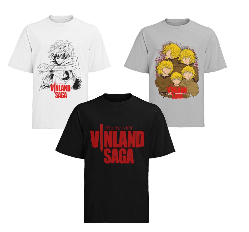 

Vinland Saga Anime Charakter Serie Fan Herren Baumwolle T-Shirt XL