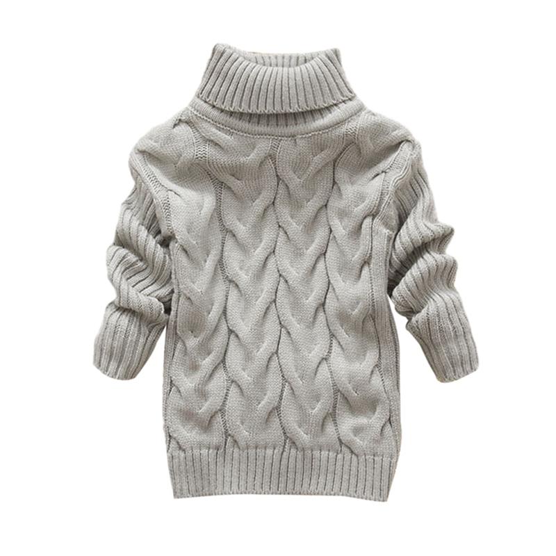 

2-10 Years Turtleneck Sweater Knitted Pullover 16
