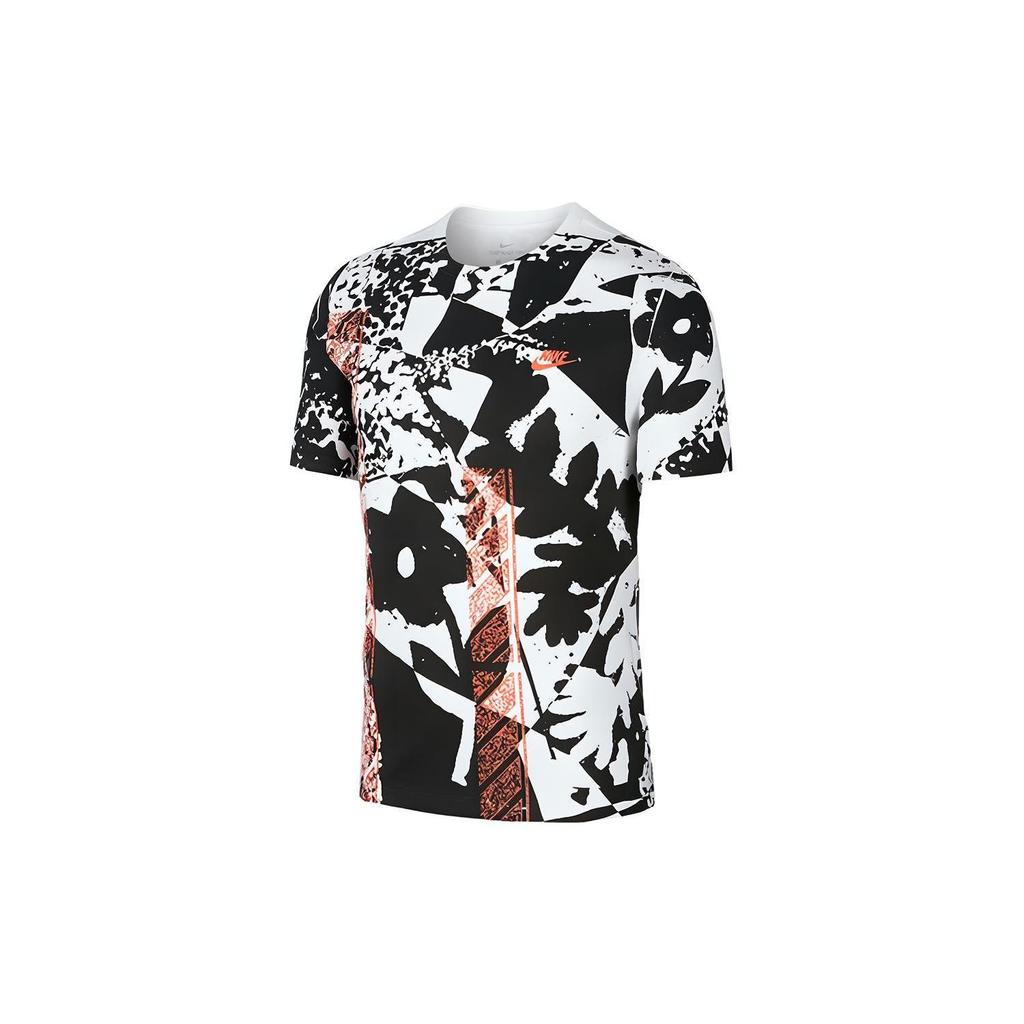 Nike T Shirts Men's Crew Neck Moderate Straight Fit BQ0119-100