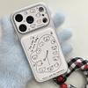 Little Bear Window Clock iPhone 15/14 Case - Apple 17/16 Pro Max Compatible, Anti-Drop Cover