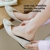Invisible Socks Women's Low-cut Boat Shoes Small Foot Socks Summer Lightweight Breathable High Heels Anti-slip Non-slippery