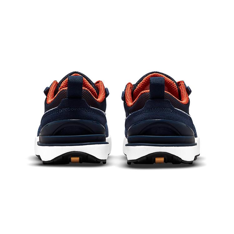 Nike Waffle One Low Top Sports Casual Shoes Blue Orange Infant And Toddler DC0479-401