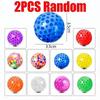 2 Pcs Colorful Fidget Stress Balls Soft Gel Filling Anxiety Relief Perfect For Work Study Home Daily Relaxation