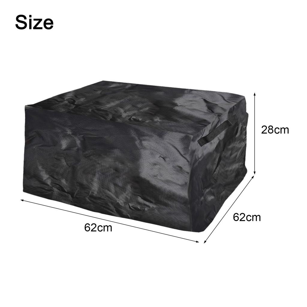 Outdoor Pizza Oven Cover 58 58 28cm Gas Pizza Oven Cover 420D Oxford Cloth Windproof Design Convenient Drawstring
