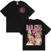 Singer Bad Gyal Album Tour Merch T-shirts Fashion Hip Hop High Street T Shirts Men Women Vintage Summer Tops Male Cotton T-sh...