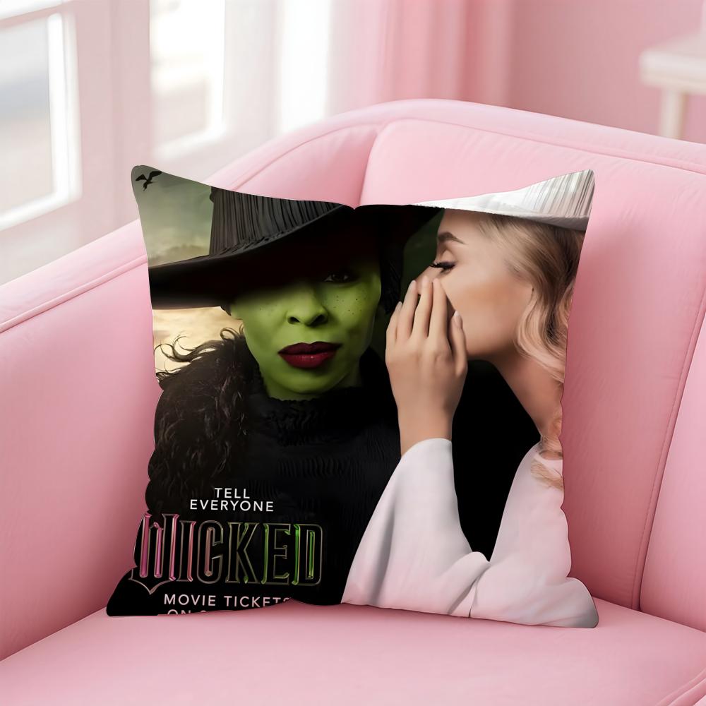 Epic Classic Dark American Movie WWicked Cushion Cover Pillowcase Short Plush Invisible Zipper Room Sofa Cushion Cover