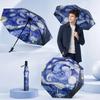 UV-Schutz Bedruckter Regenschirm Mehrzweck Automatischer Regenschirm Faltbarer Regenschirm Bei Regen oder Sonnenschein