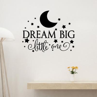 Ougeya Dream Big Little One Moon Star Wall Sticker Kids Room Nursery Decal Home Decor At A Low S On Joom E Commerce Platform - Big Number Wall Decals Ougeya Dream Big Little One Moon Star Wall Sticker Kids Room Nursery Decal Home Decor At A Low S On Joom E Commerce Platform - Big Number Wall Decals