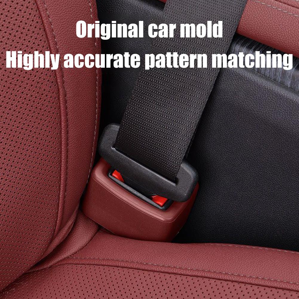 1/2PCS Car Seat Belt Buckle Cover Anti Scratch Seatbelt Button Protector Seat Belt Protection Cover Car Interior Accessories