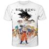 Summer anime Dragon Ball Wukong children's T-shirt summer fashion casual T-shirt boys and girls clothing T-shirt short sleeved