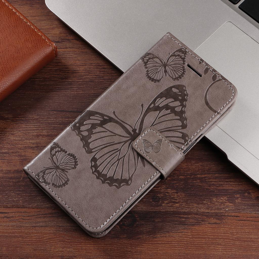 Magnetic Wallet Case For Samsung Galaxy S26 S25 S24 S23 S22 S21 S20 S10 S9 S8 FE Plus S7 Edge Note 20 Ultra Flip Cover Butterfly