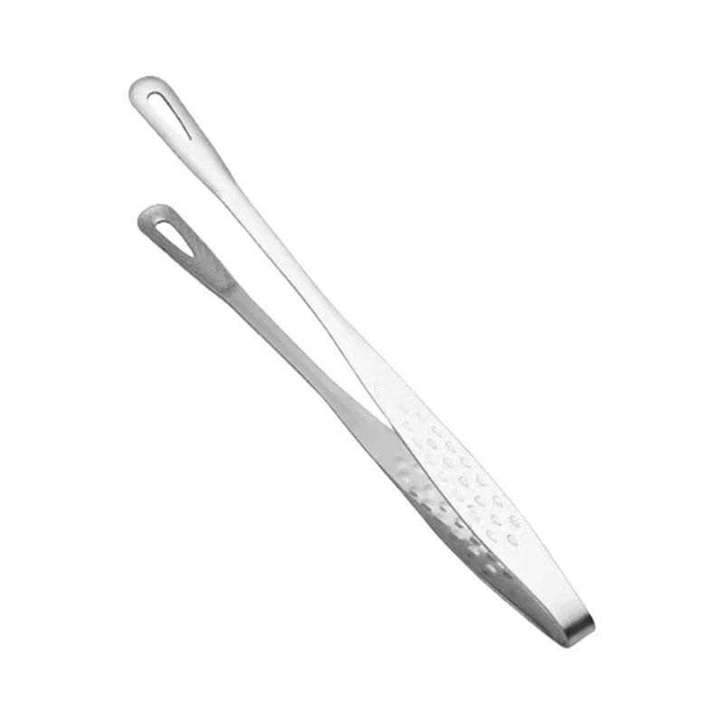 304Stainless Steel Barbecue Tongs 24cm/28cm Cooking Tongs Long Handle Suitable for Cooking People and BBQ Enthusiasts