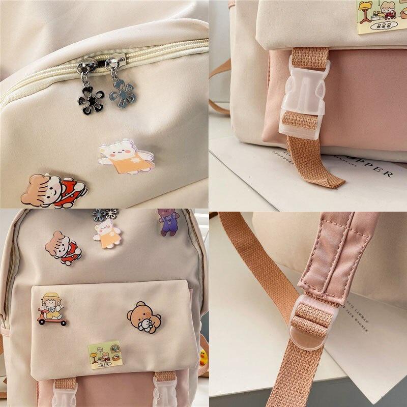 Ranana Leichte Wasserabweisende Rucksäcke mit Farbverlauf Nylon-Modeschule Bookbags für Teen Mädchen Ranana Leichte Wasserabweisende Rucksäcke mit Farbverlauf Nylon-Modeschule Bookbags für Teen Mädchen