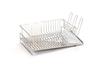 Be Worth Style Be Worth Selection Tsubame Dish Drainer with Diagonal Water Flow Placement X X H14cm Dish Drainer Automatic Drain Stainless Steel Large