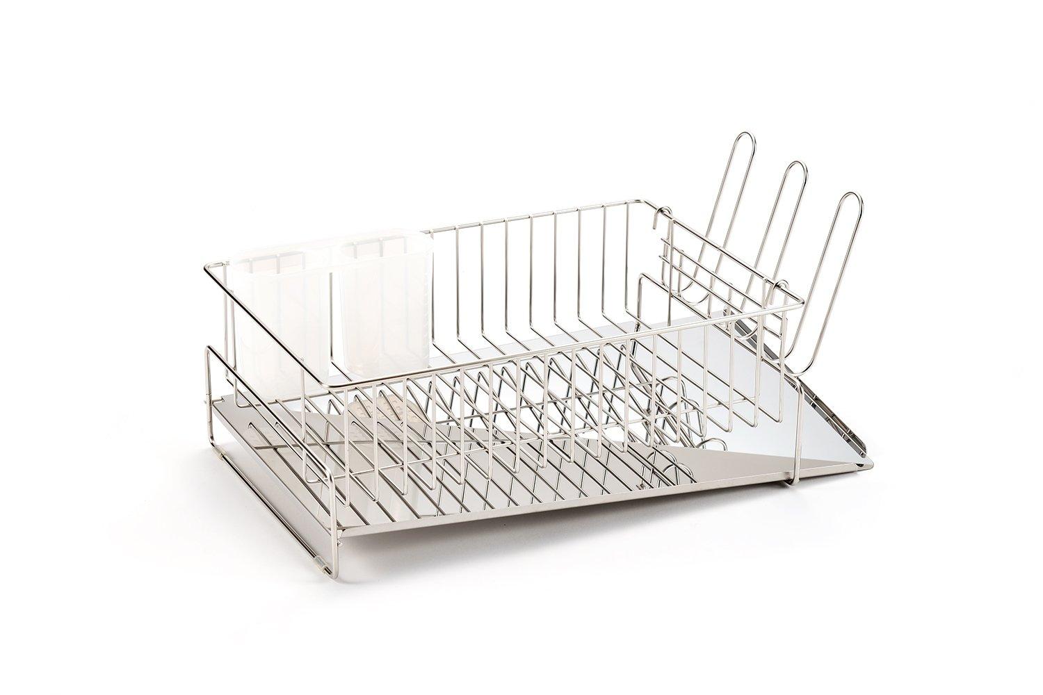 

Be Worth Style Be Worth Selection Tsubame Dish drainer with diagonal water flow placement x x H14cm Dish drainer Automatic drain Stainless steel Large