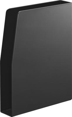 Yamazaki Tower Magnetic Print Case, Black, Approx. W18.5 X D4.2 X H23.5cm, Letter Case, Space-Saving, Print Organization, 4127