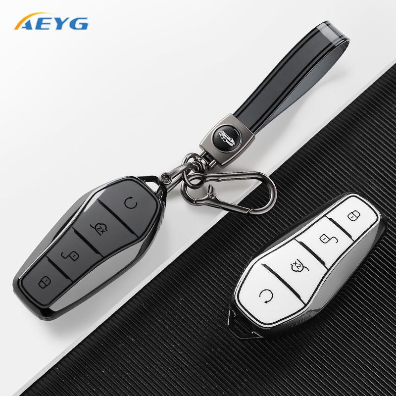 For Byd Qin Plusdmi Atto 3 Han Ev Dolphin Protection Cover Shell Auto Interior Accessories New Tpu Car Remote Key Case Fob