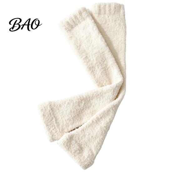 Elastic Thermal Leggings for Home Coral Fleece Leg Warmers Women, Thickened Winter Knee High Cozy Leisure Covers Socks, Striped/Solid Color,