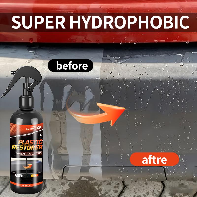 Car Plastic Restorer Back To Black Gloss Plastic Renovator Longlasting Coating Leather Restore Auto Polish Cleaning Products